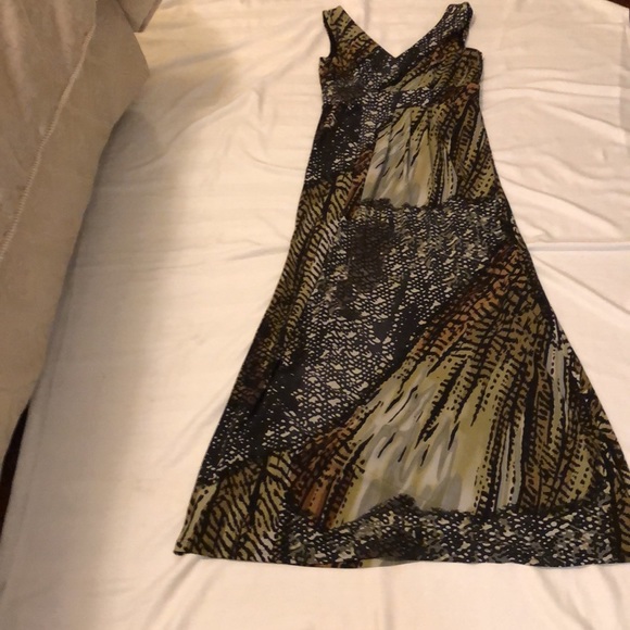 CLEO NWOT Vintage Size 4 Maxi dress multicolour prairie festival/wedding #095 - Picture 4 of 14